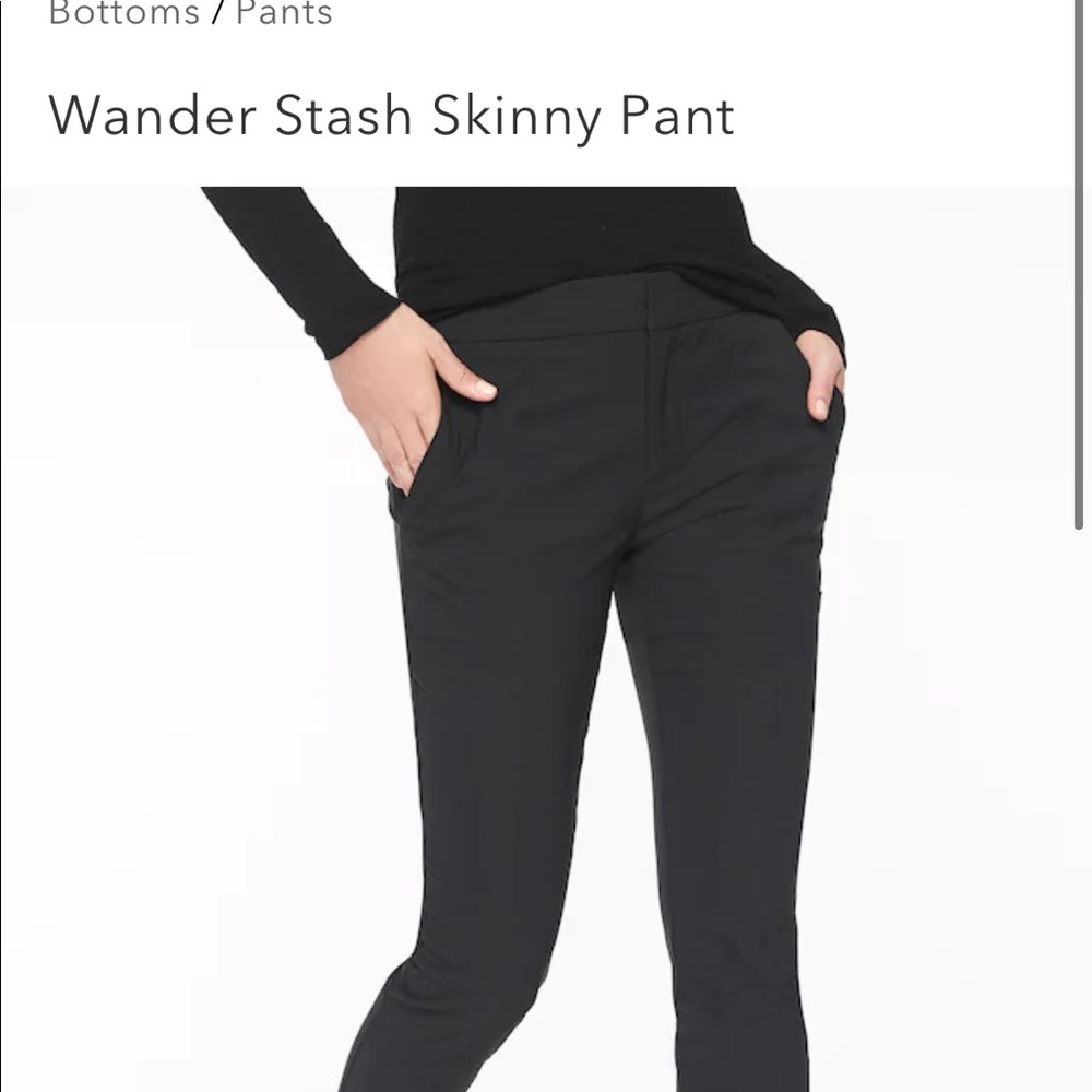 Athleta Wander stash skinny pant size 8
